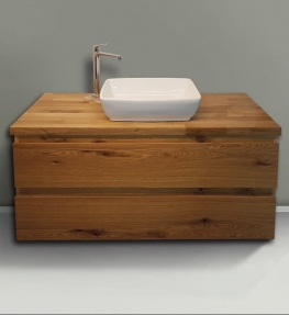 ארון אמבטיה דגם Woodi